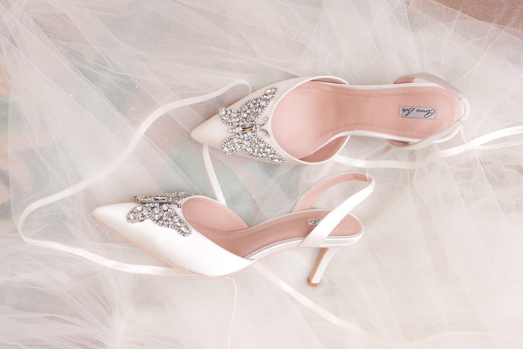 Aruna Seth Crystal Butterfly Bridal Shoes: The Perfect Luxury Choice for Nigerian Weddings