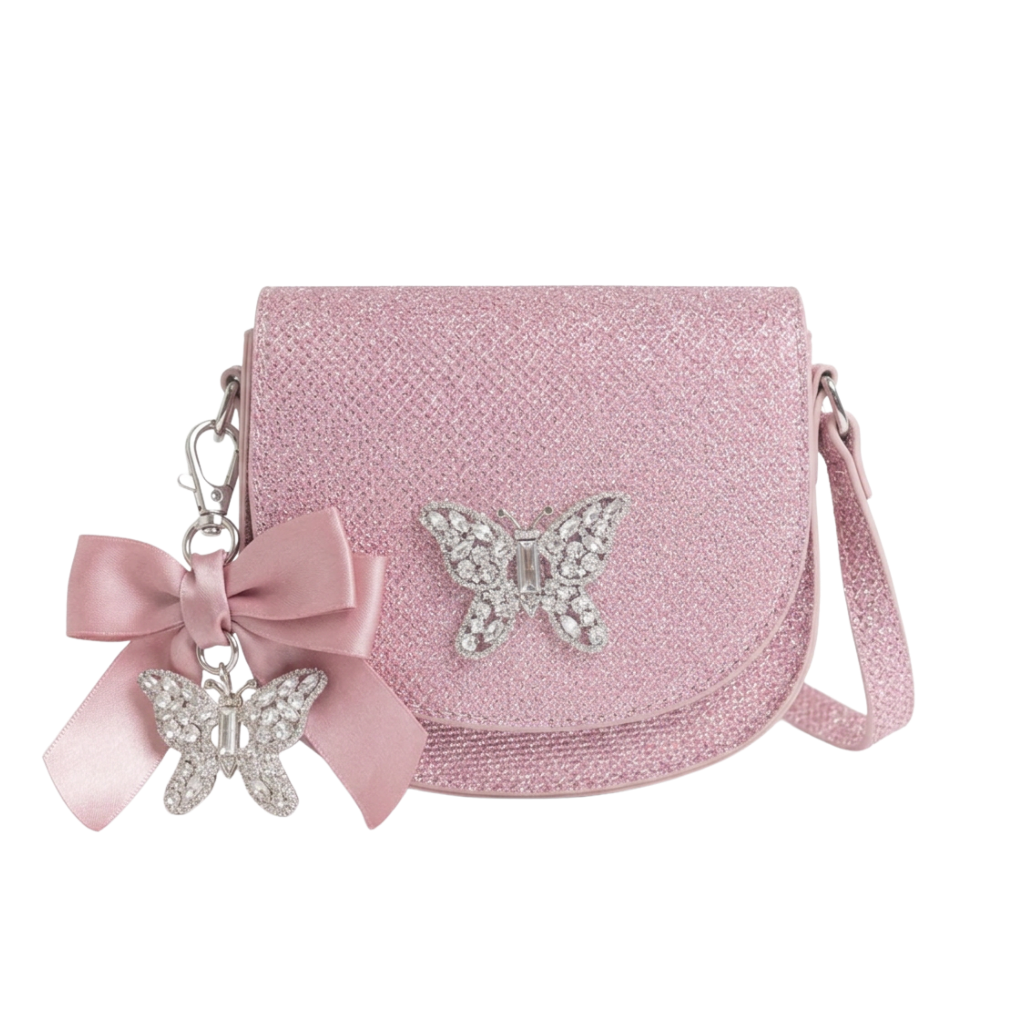 Luna Mini Butterfly Pink Sparkly Celeste Bag
