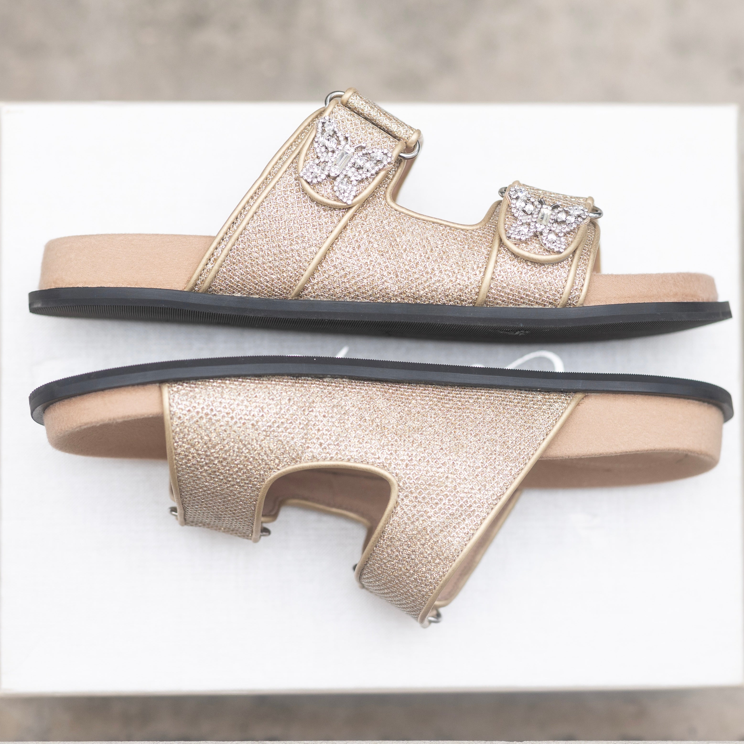 Reef Sandal Gold Sparkly Celeste