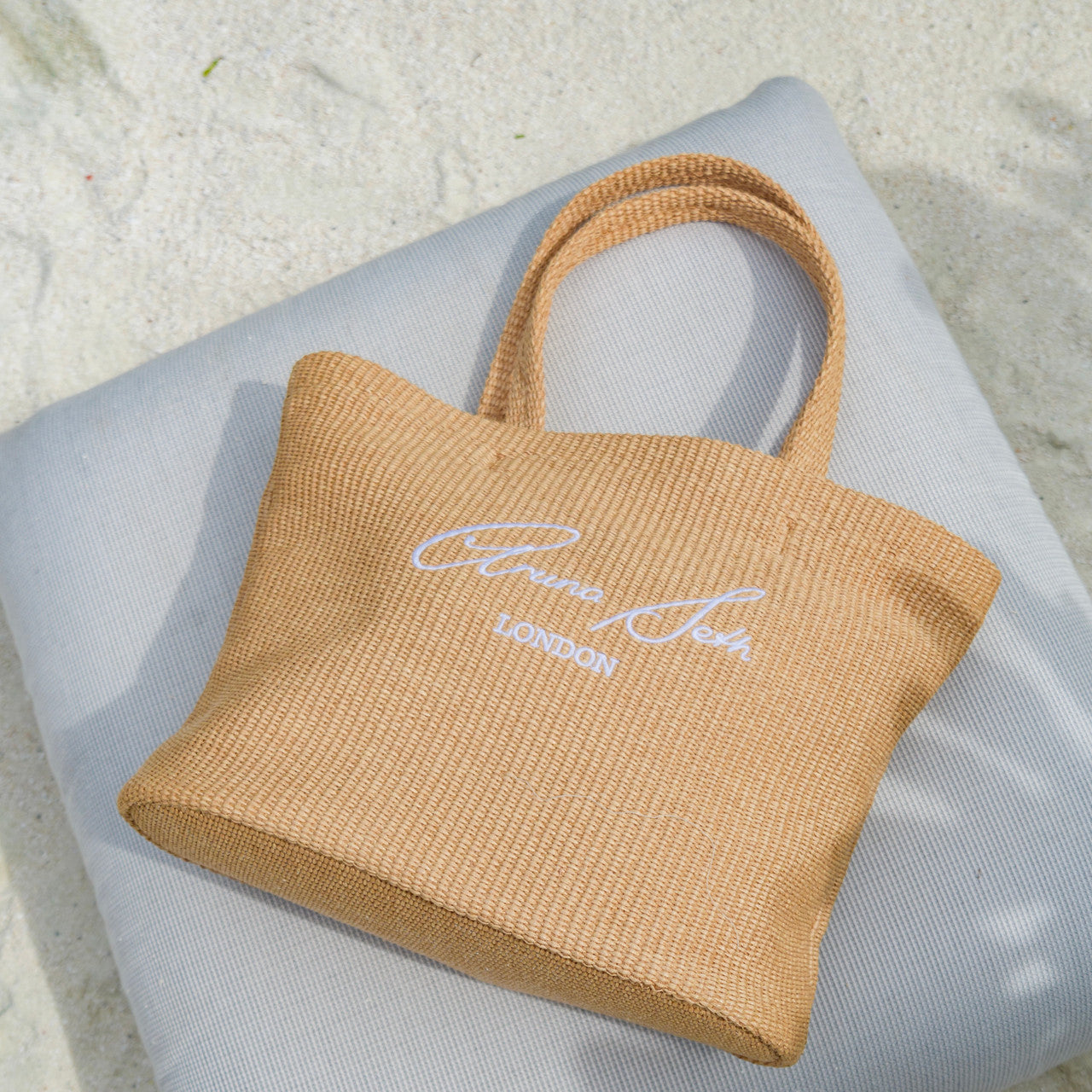 Dune Raffia Tote Bag & Clutch