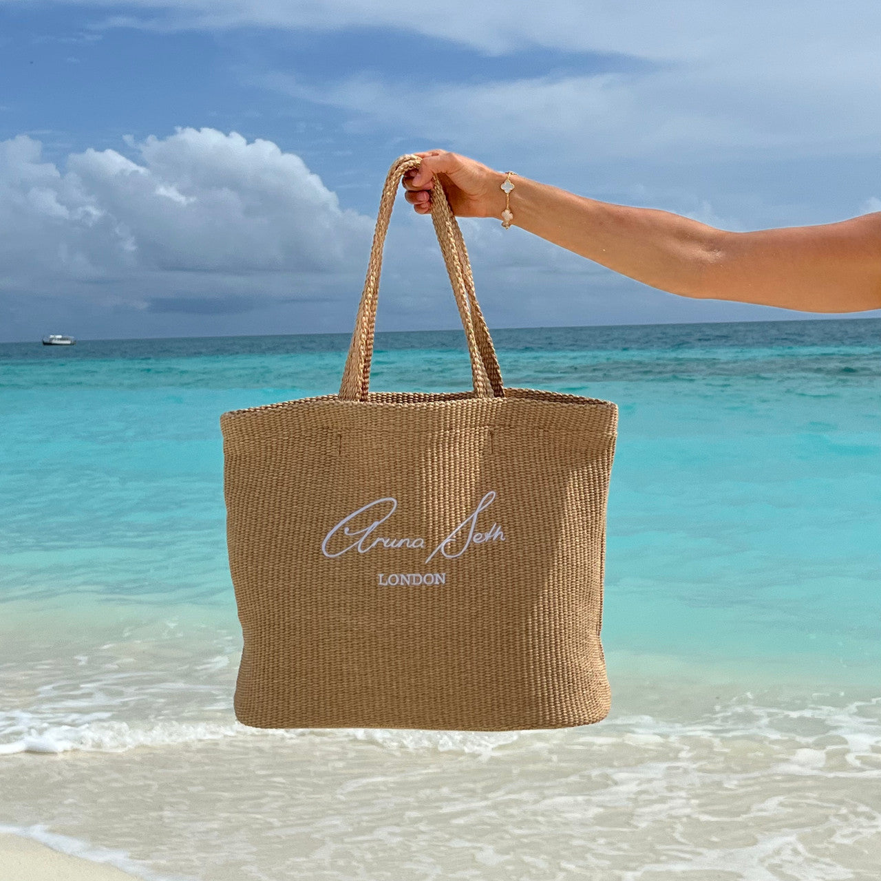Dune Raffia Tote Bag & Clutch