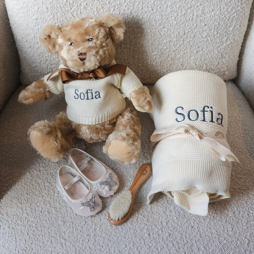 Luxury Ivory Baby Gifts: The Baby Gifting Company X Aruna Seth