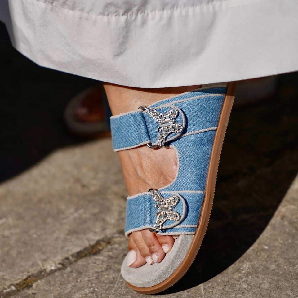 Reef Sandal Light Blue Denim