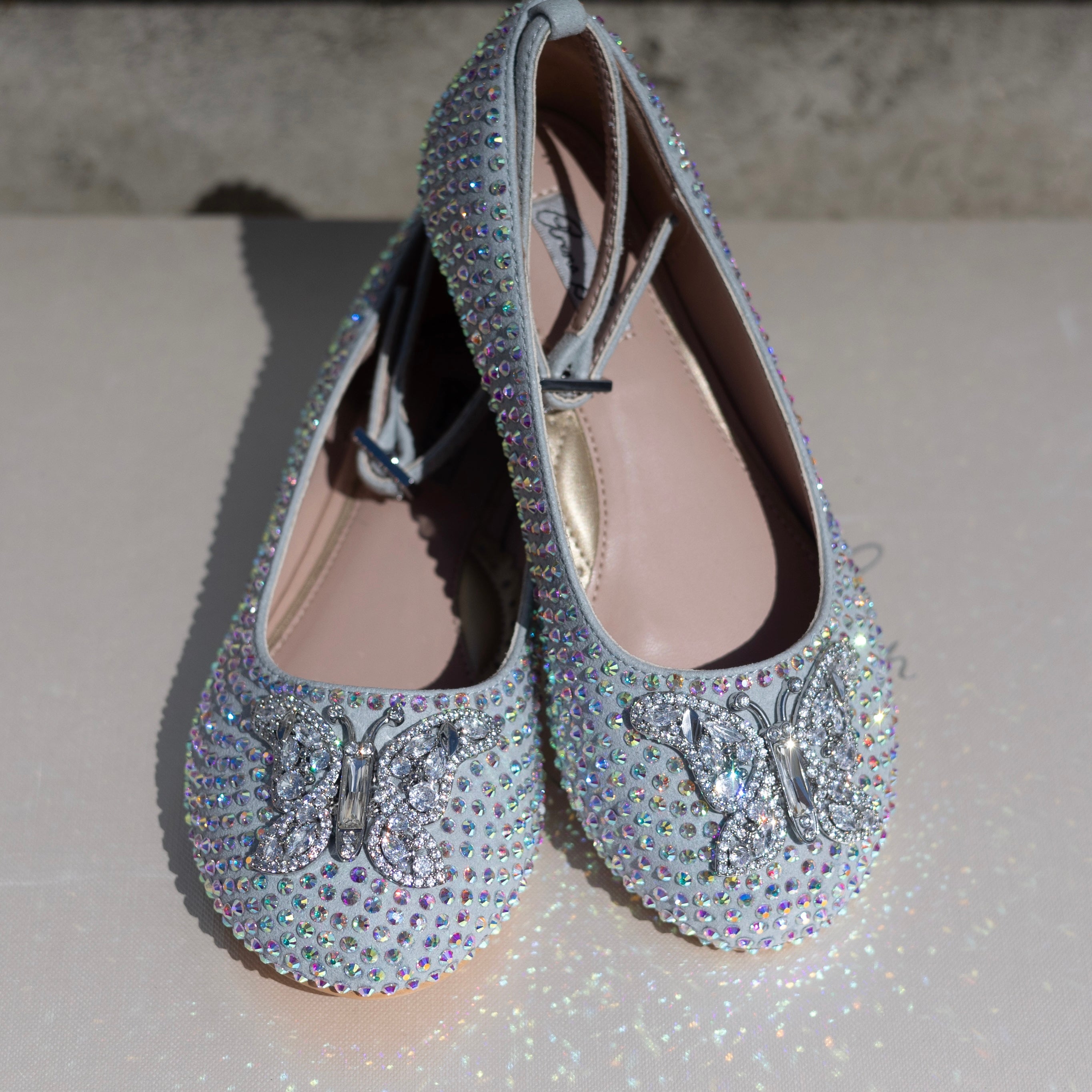 ANGELINA CRYSTAL BUTTERFLY GIRLS SHOES