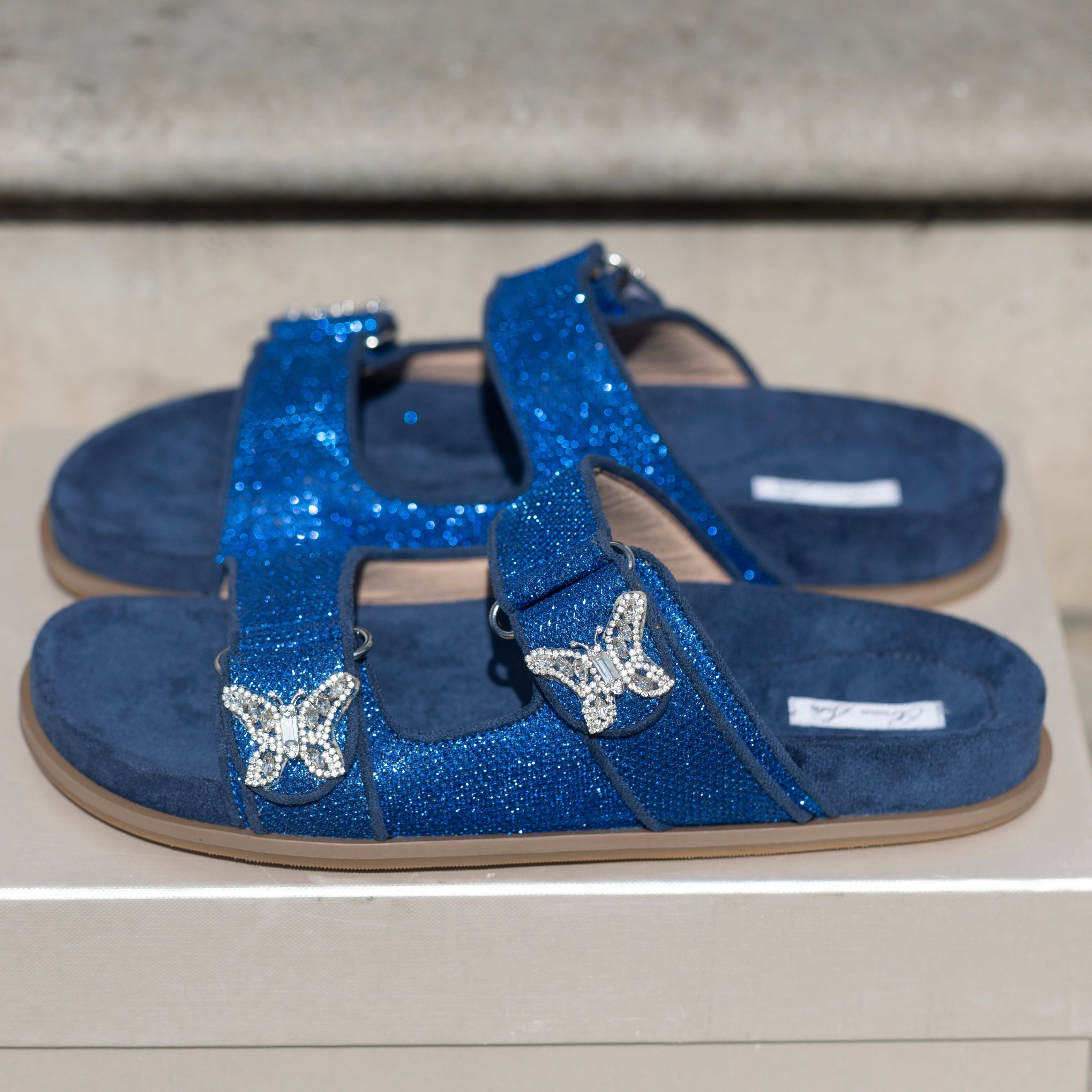 Reef Sandal Ocean Blue Sparkly Celeste