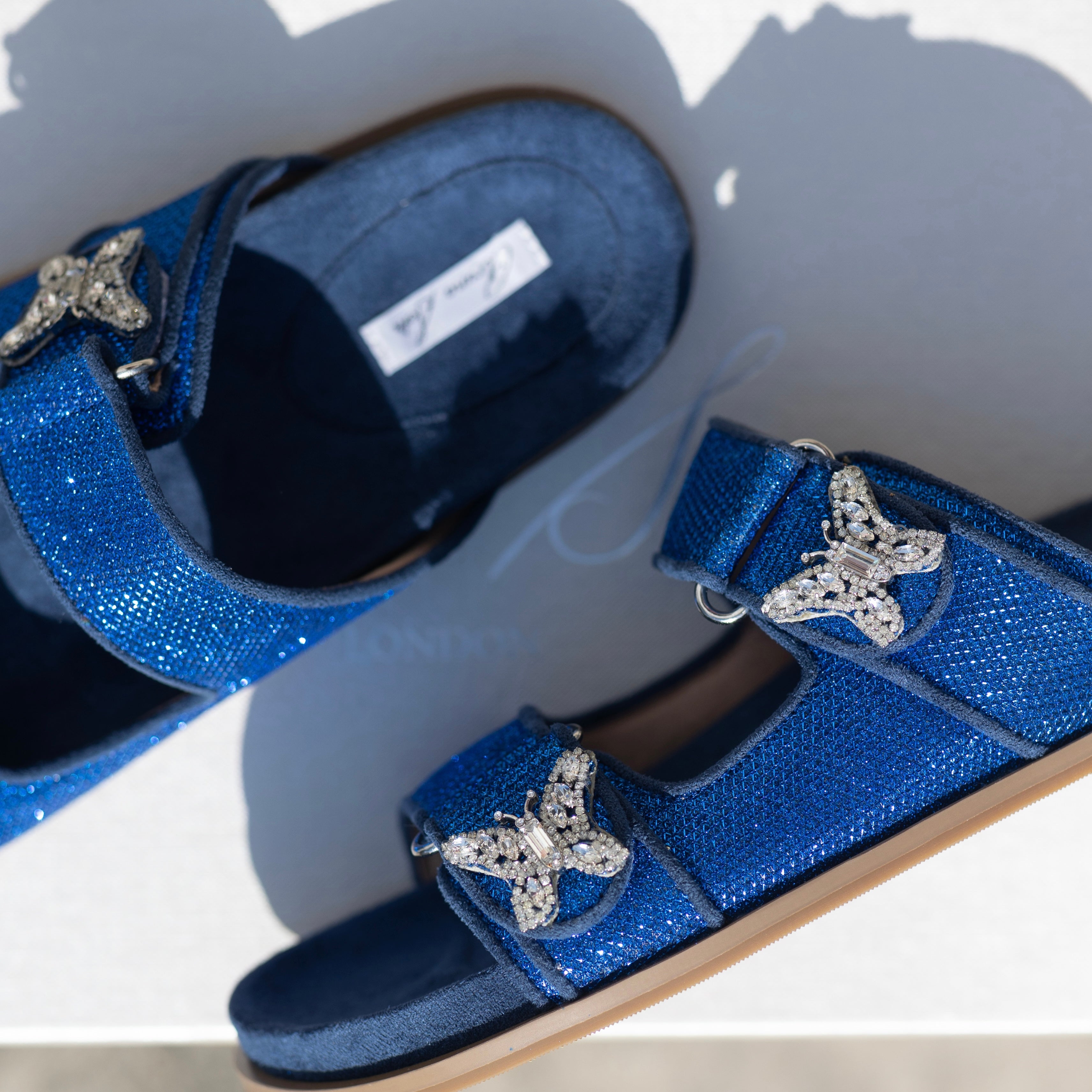 Reef Sandal Ocean Blue Sparkly Celeste