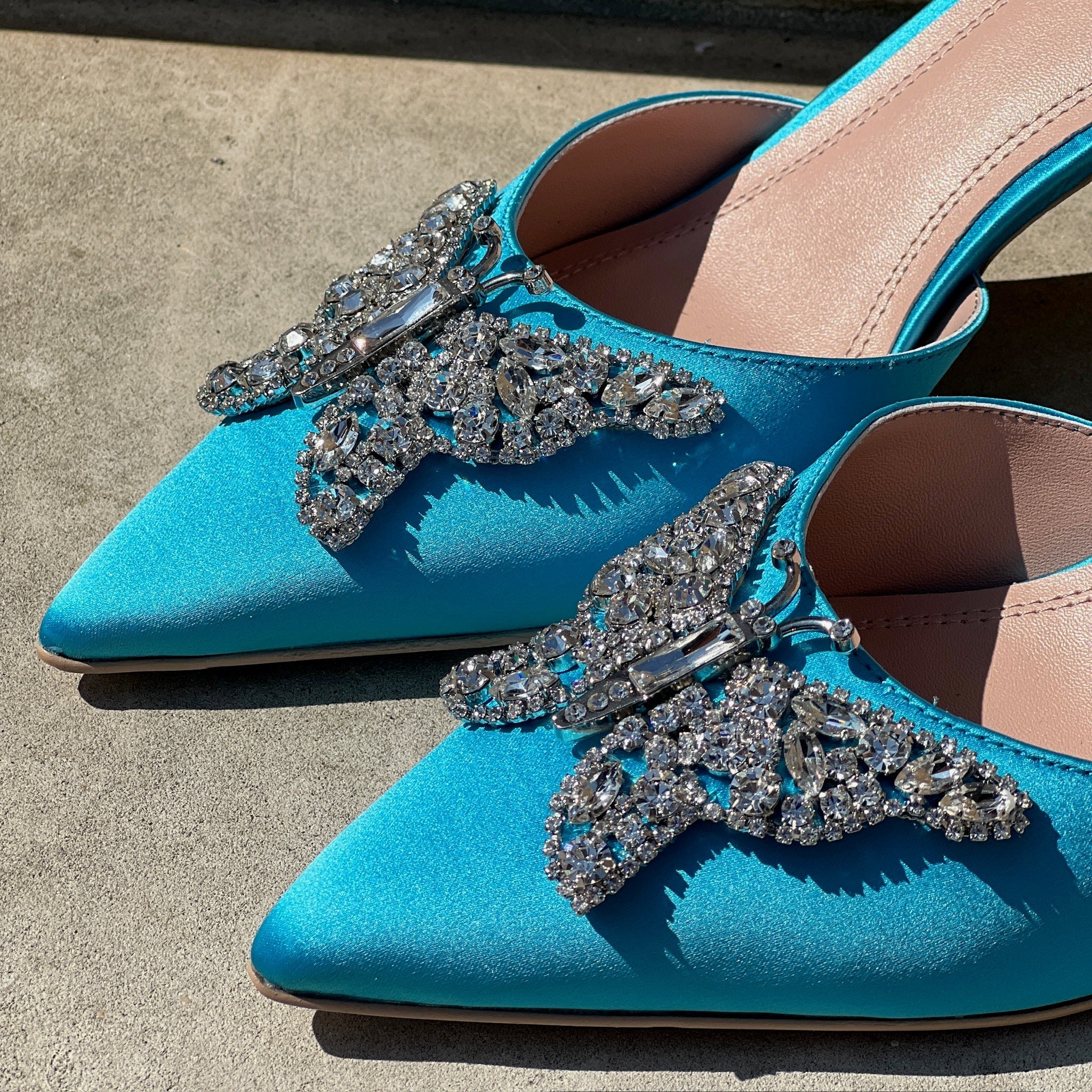 A Summer Dream in Azura Satin: The Butterfly Edit