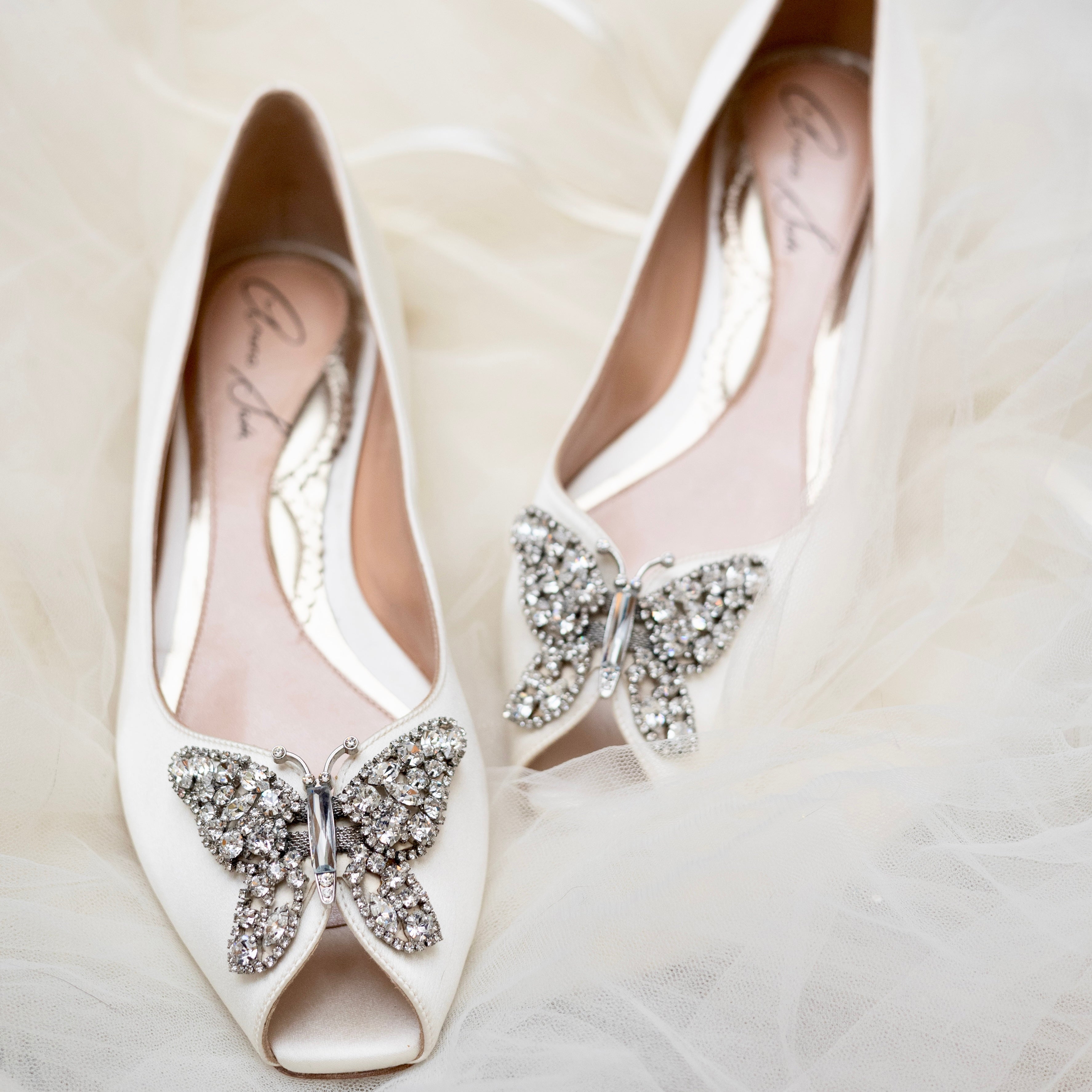 Why Choose Aruna Seth Embellished Butterfly Flats for a Civil Wedding | Luxury Bridal Flats UK