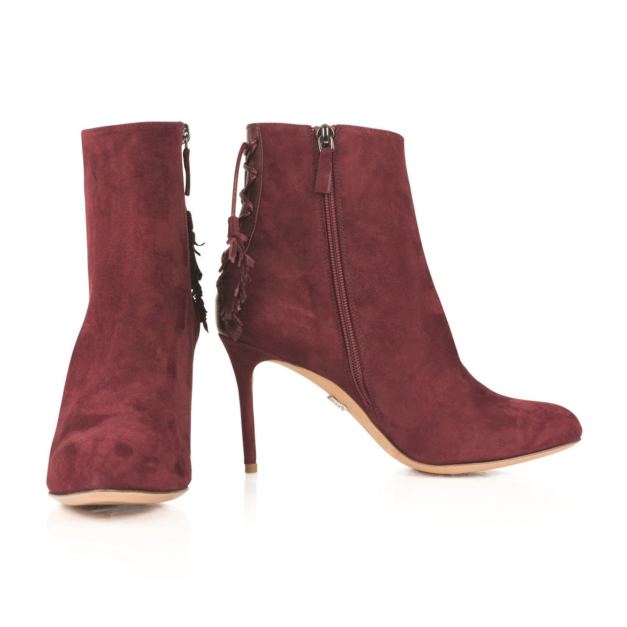 Aperto Ankle Boot Burgundy Suede