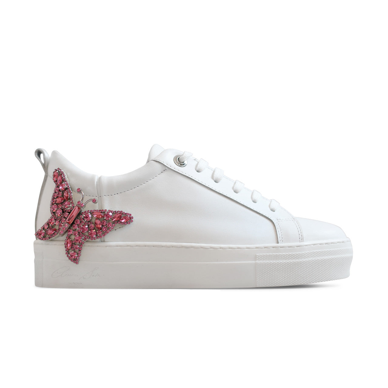 Rocket Butterfly Sneaker Pink Crystal