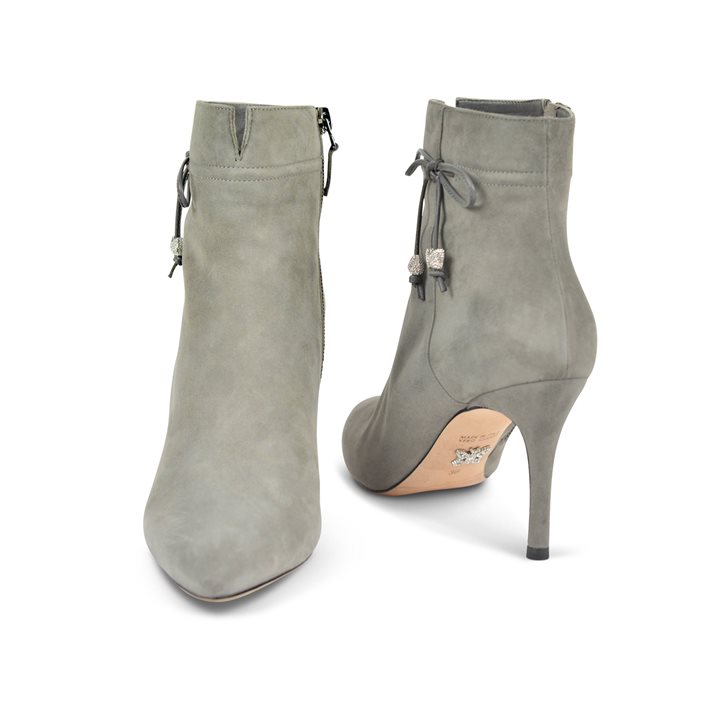 Grosvenor Ankle Boot Grey Suede