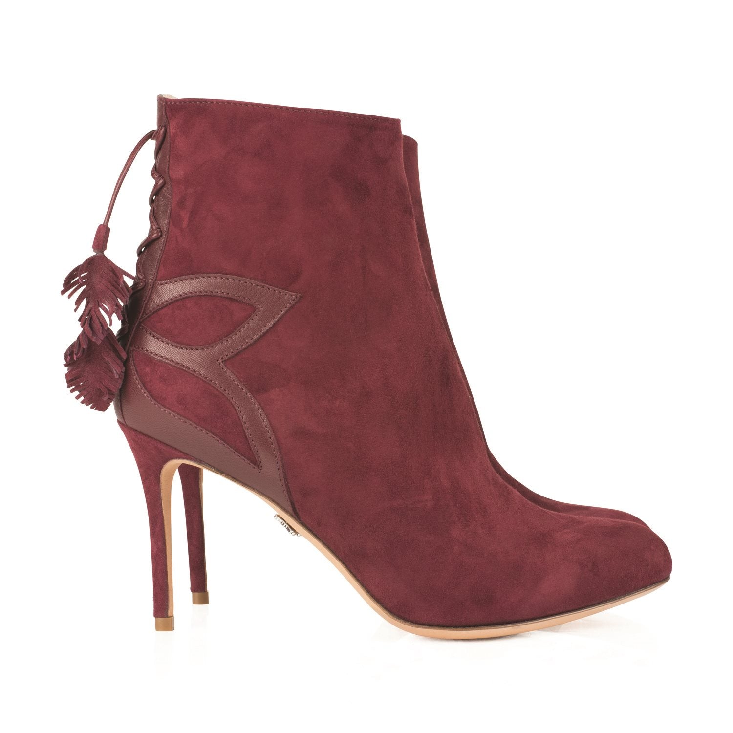 Aperto Ankle Boot Burgundy Suede