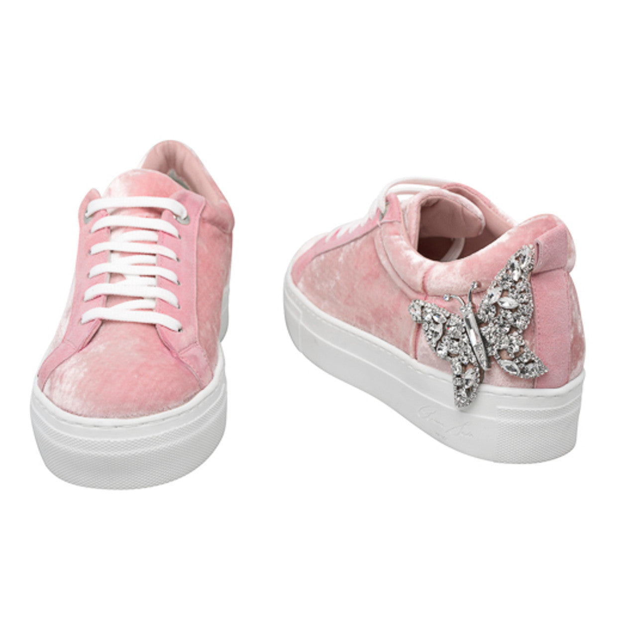 Rocket Butterfly Sneakers Pink Velvet