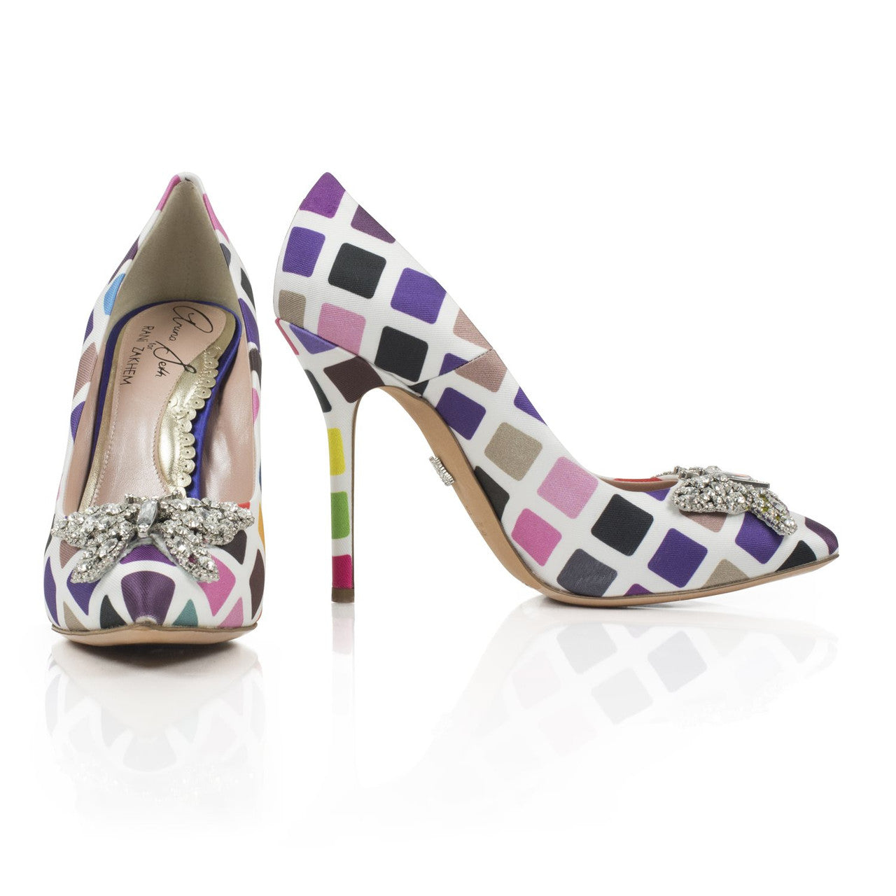 April Butterfly Rainbow Heels Rani Couture Limited Edition