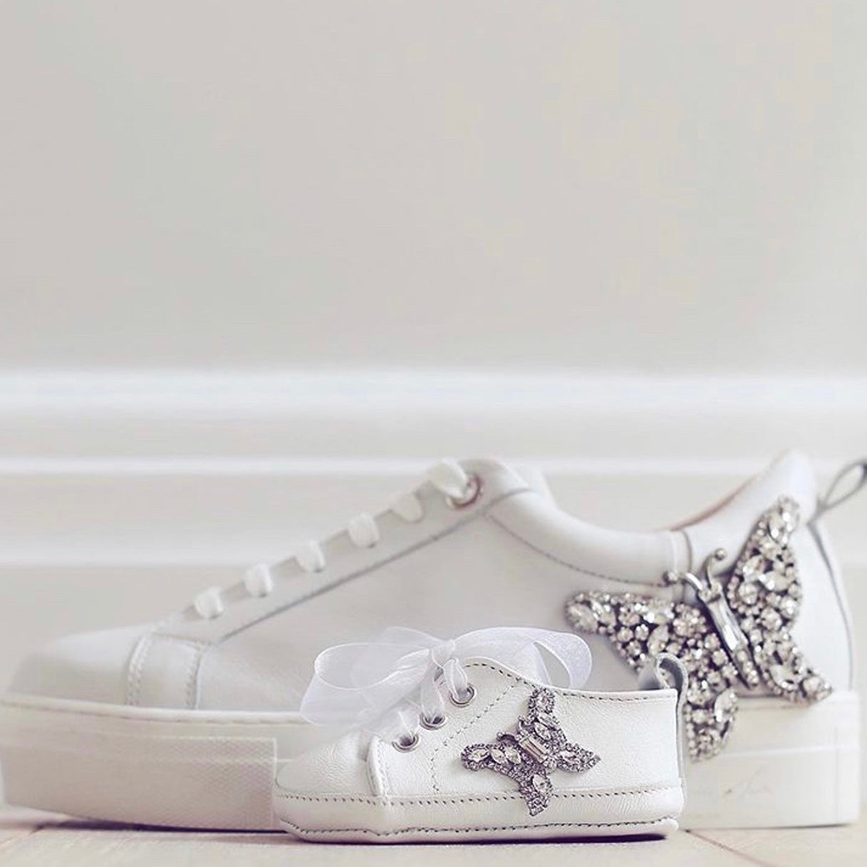 Rocket Butterfly Sneaker White