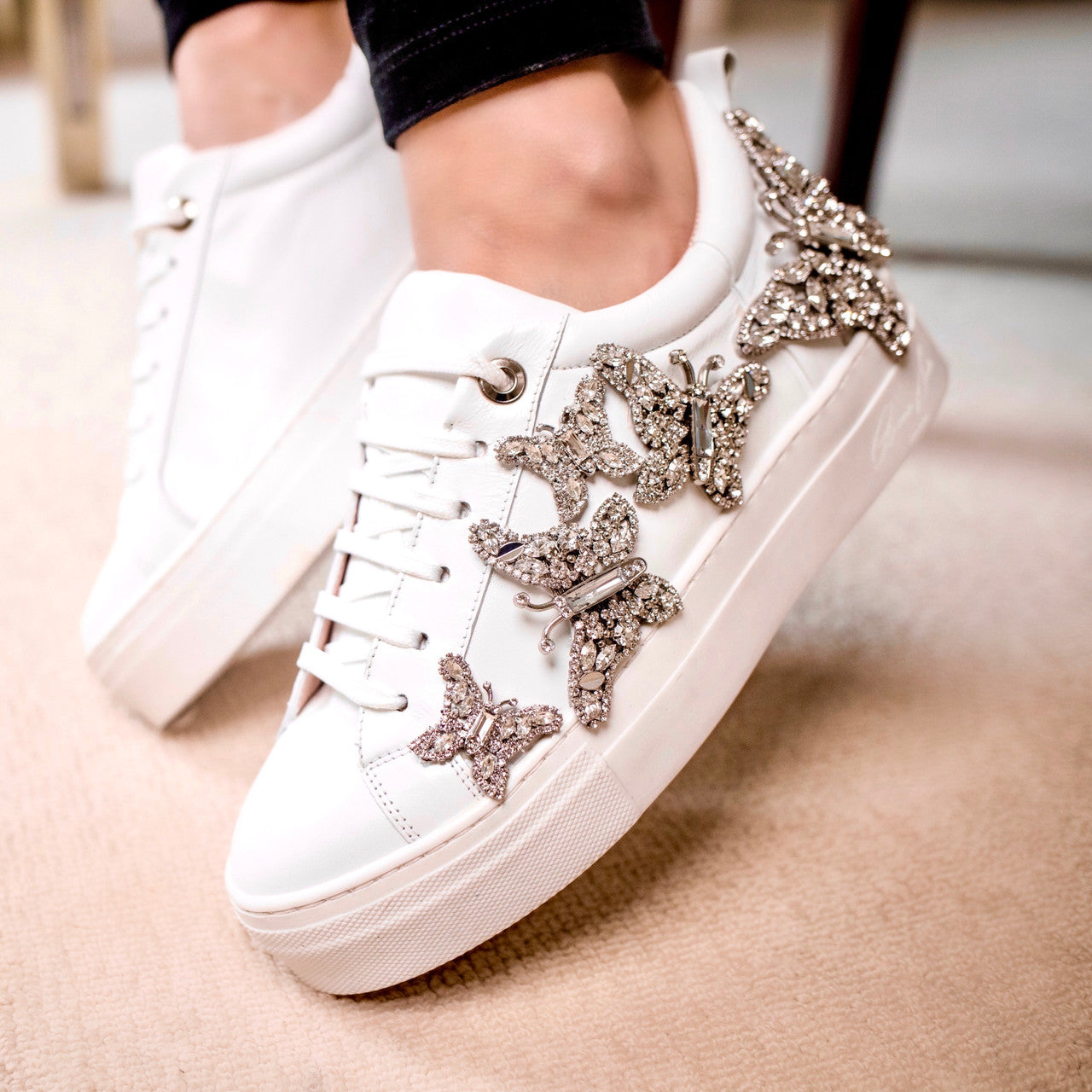 Jet Butterfly Sneaker White