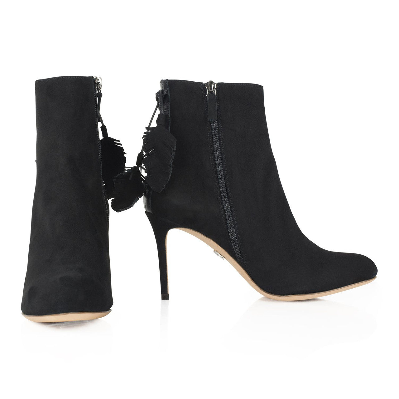 Aperto Ankle Boot Black Suede