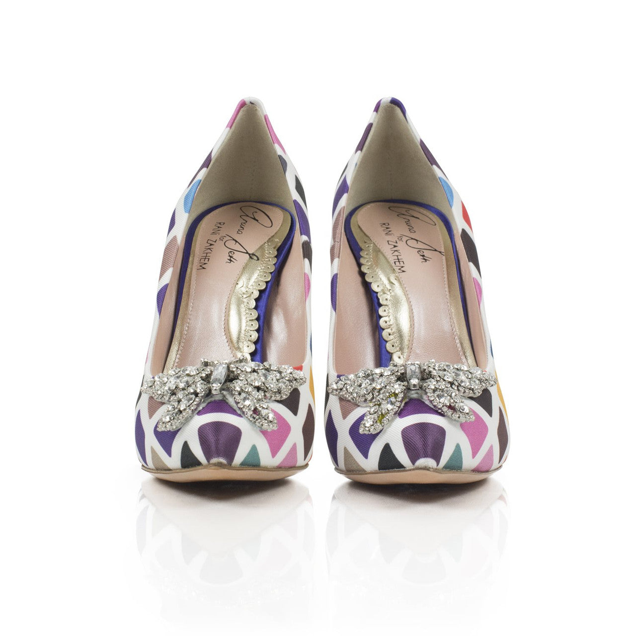 April Butterfly Rainbow Heels Rani Couture Limited Edition