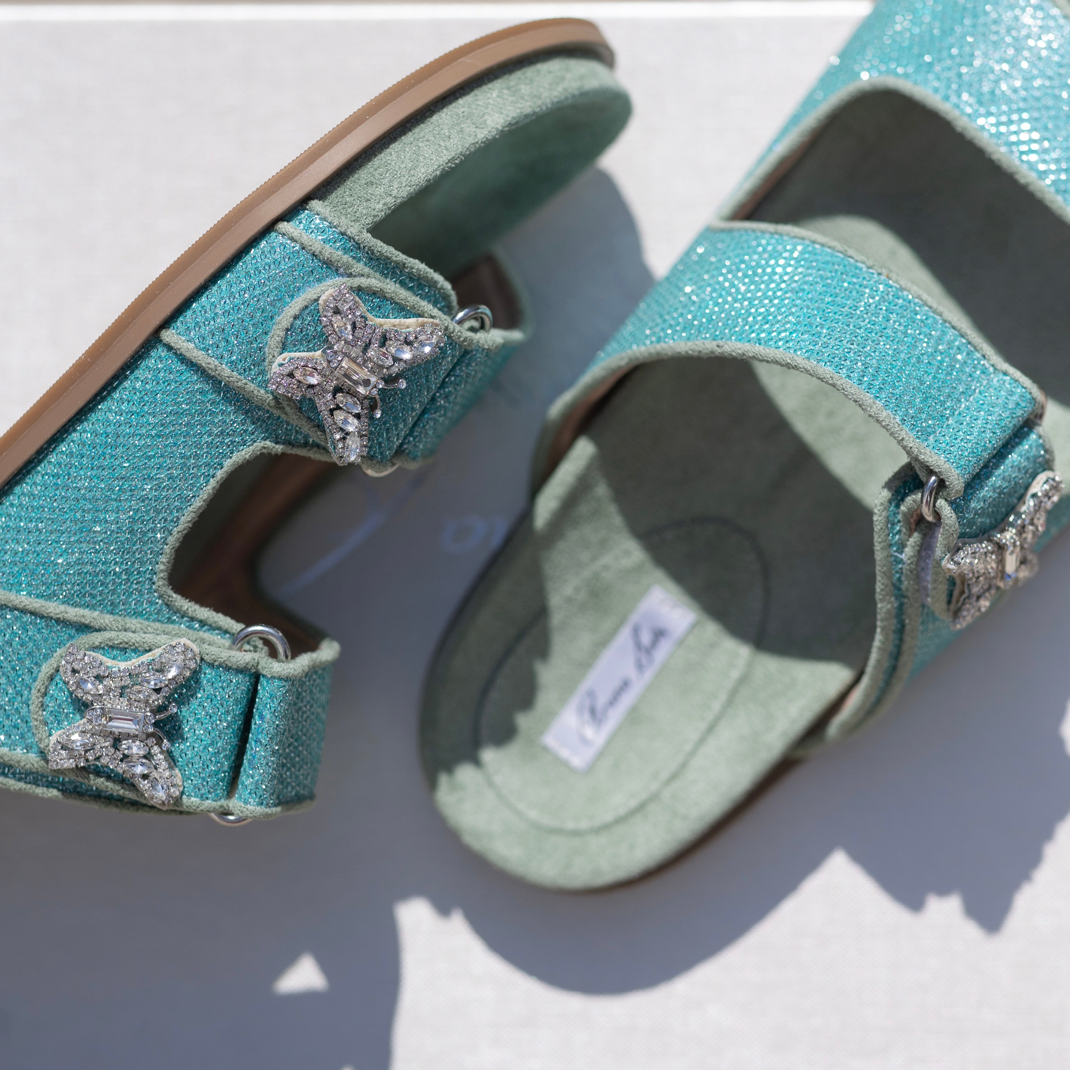 Reef Sandal Mermaid Blue Sparkly Celeste