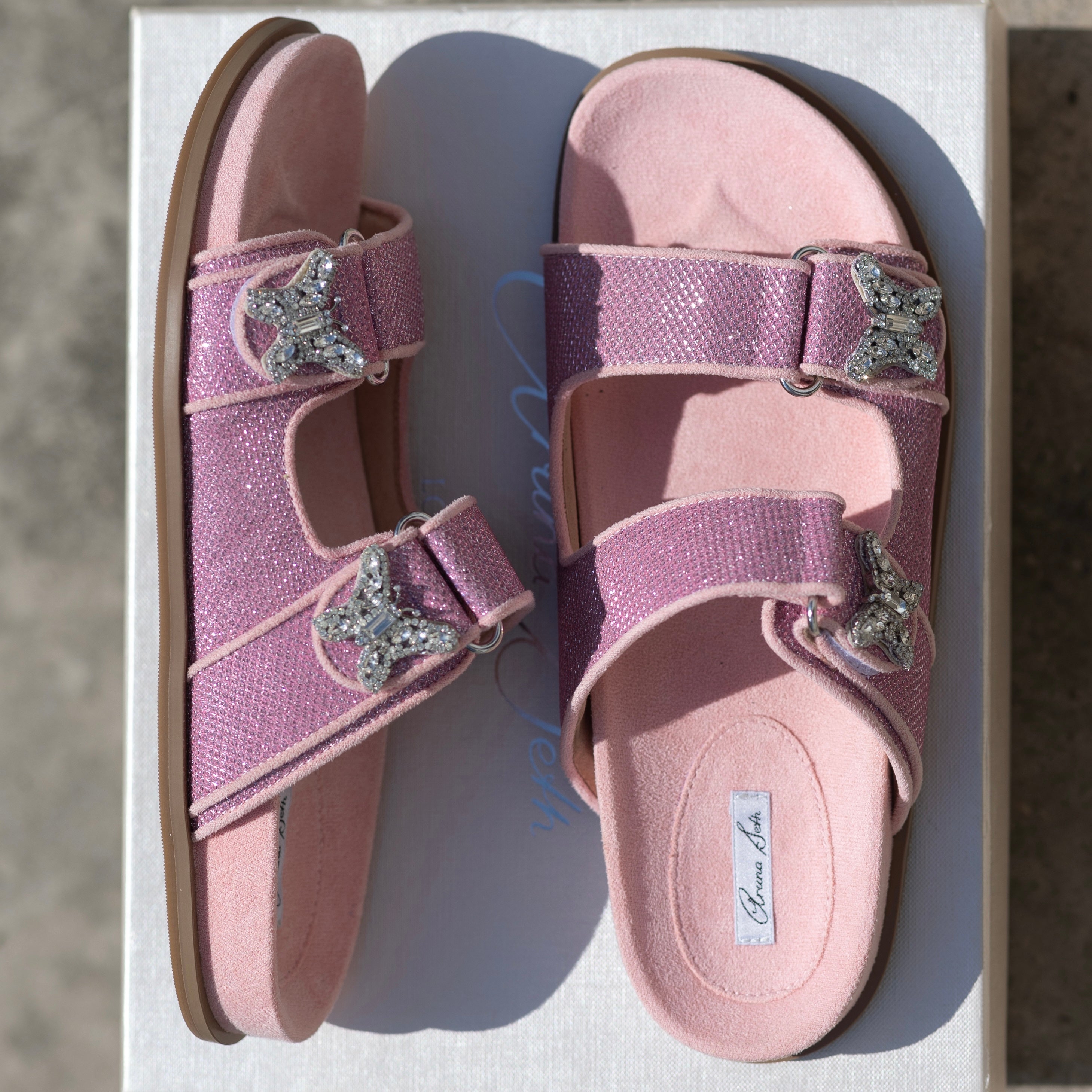 Reef Sandal Pink Sparkly Celeste