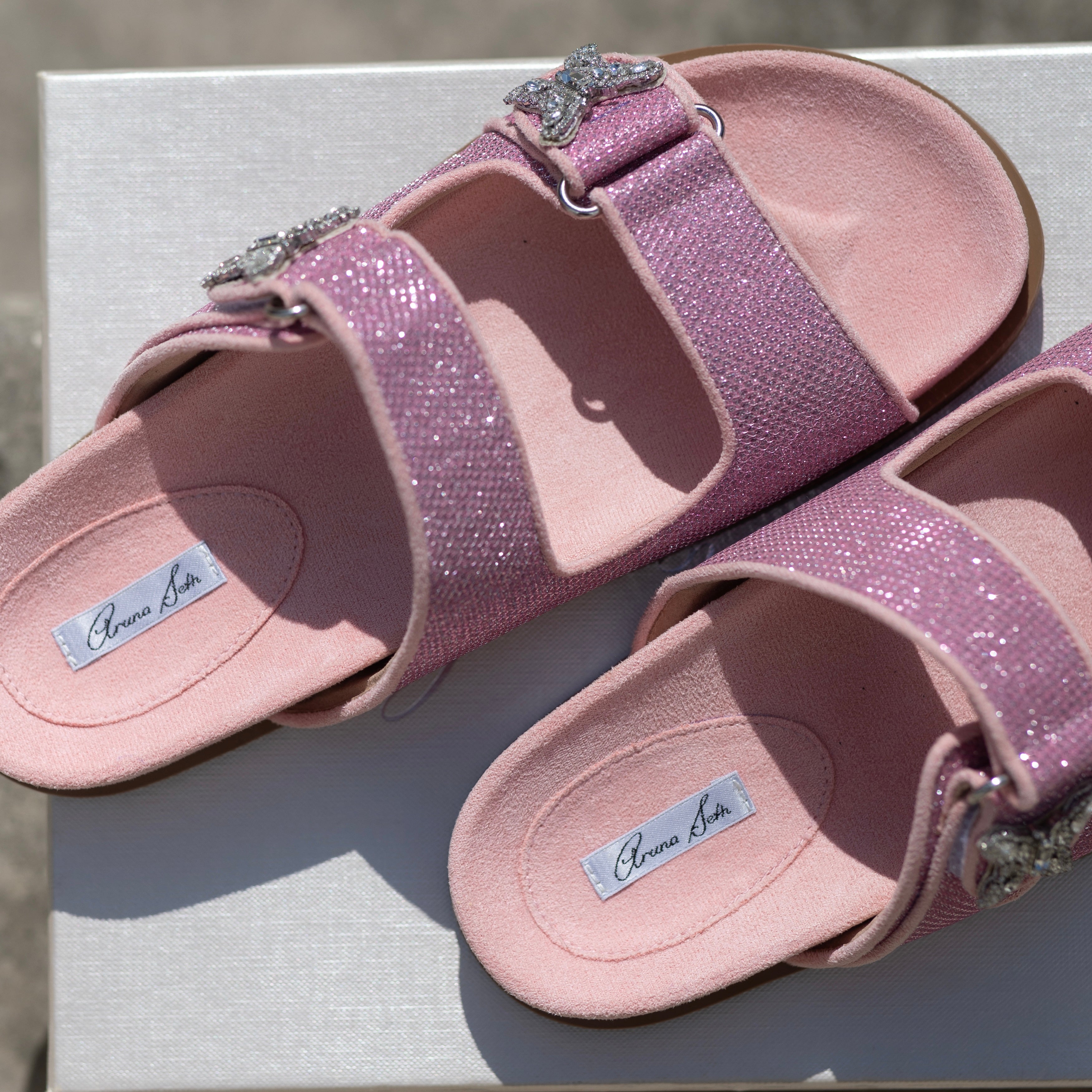 Reef Sandal Pink Sparkly Celeste