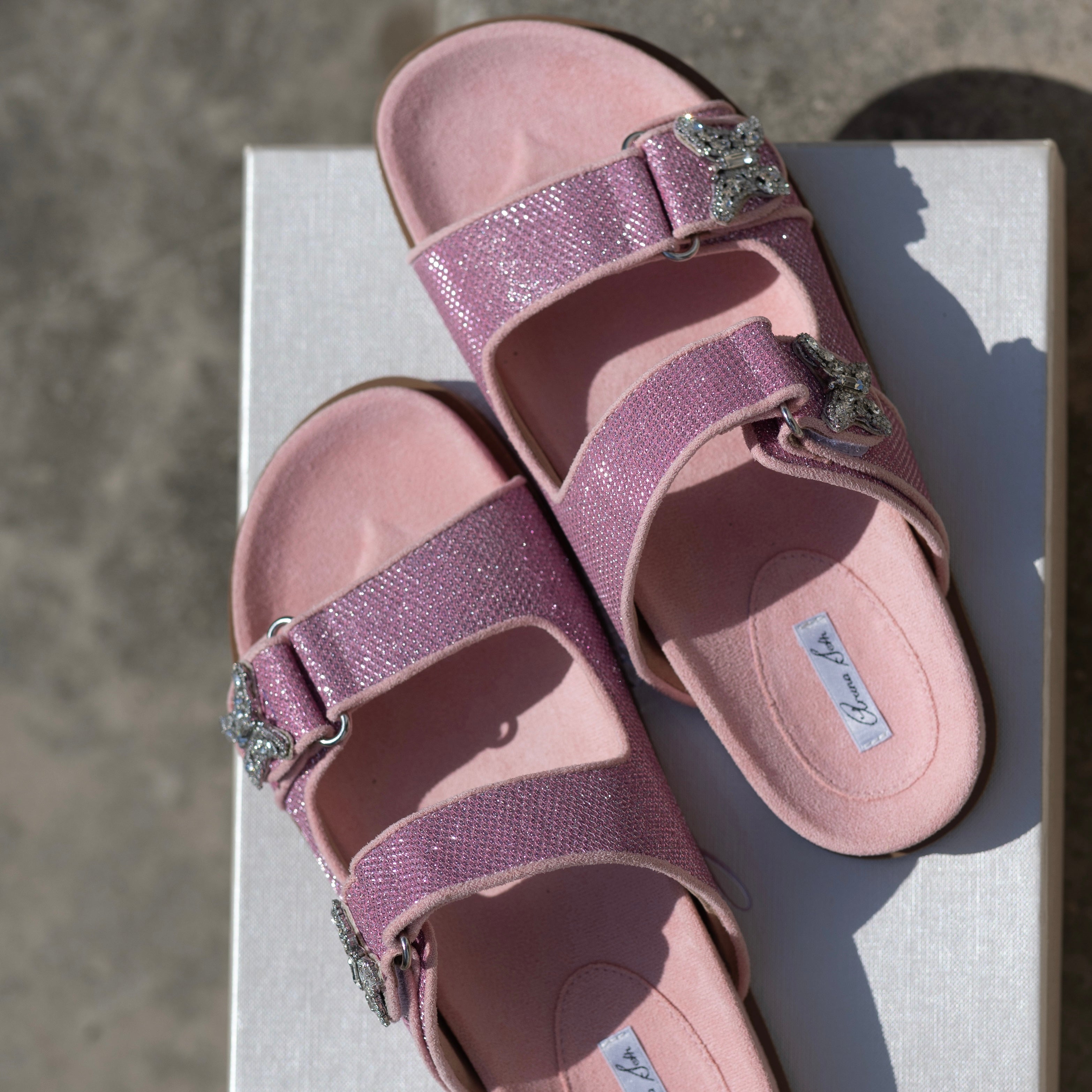 Reef Sandal Pink Sparkly Celeste