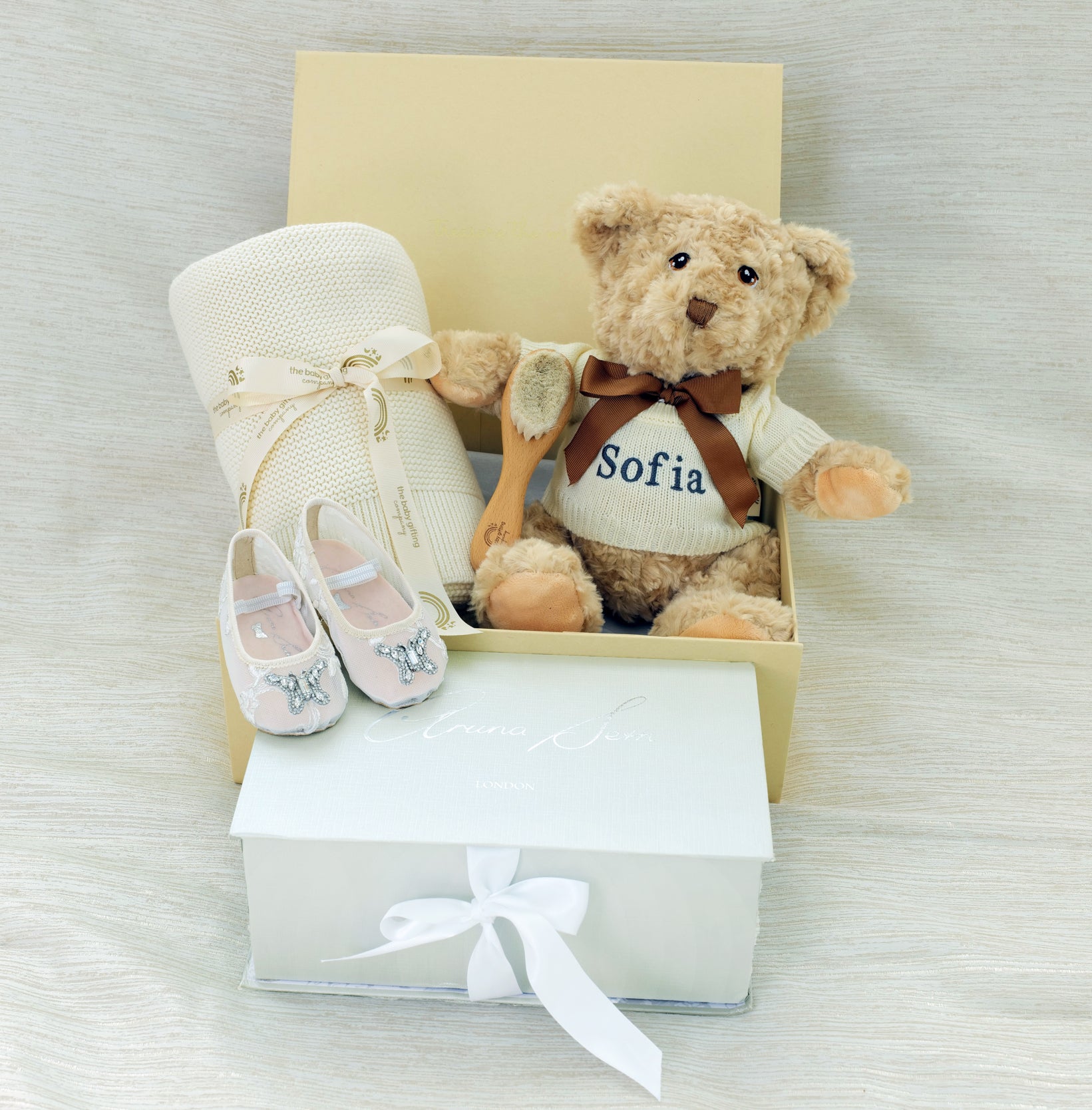 Luxury Ivory Baby Gifts: The Baby Gifting Company X Aruna Seth