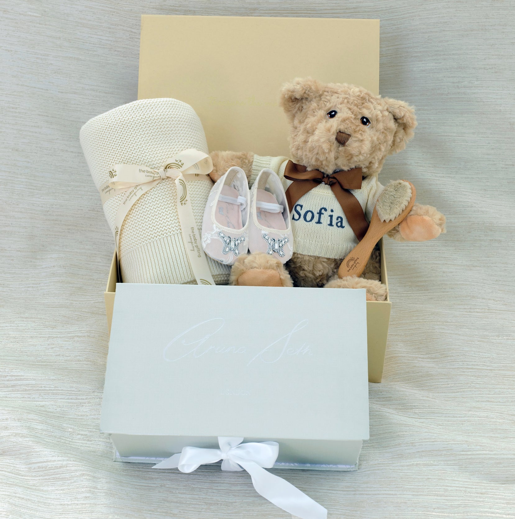 Luxury Ivory Baby Gifts: The Baby Gifting Company X Aruna Seth