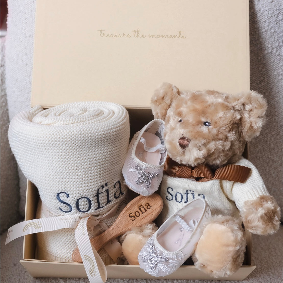 Luxury Ivory Baby Gifts: The Baby Gifting Company X Aruna Seth
