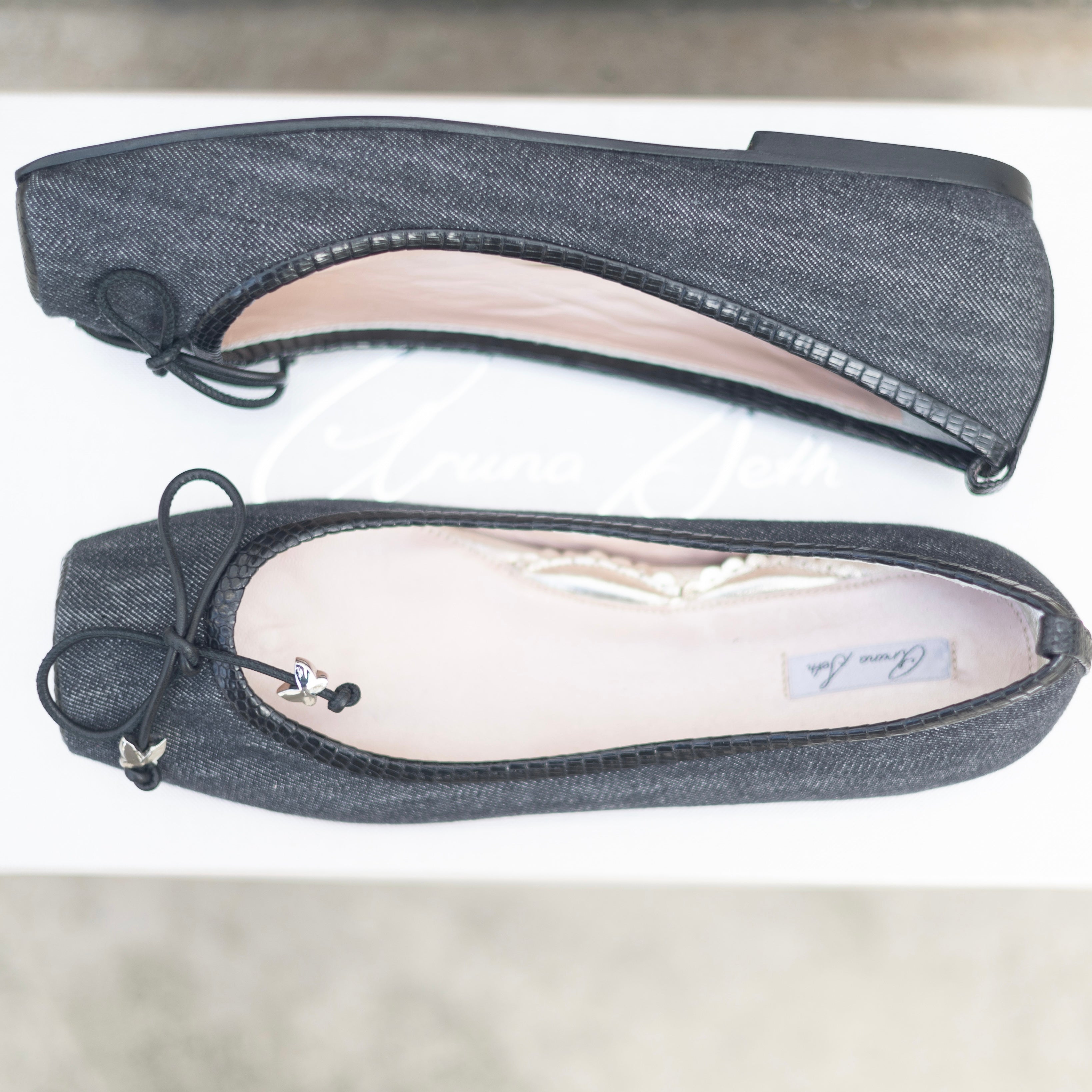 Denim Ballet Flats