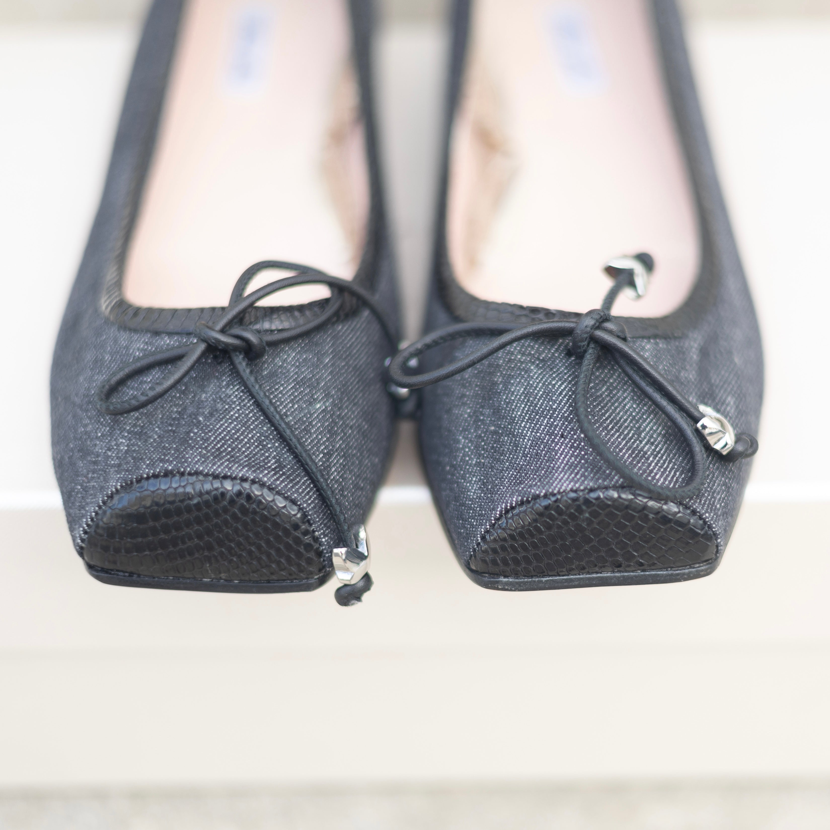 Denim Ballet Flats