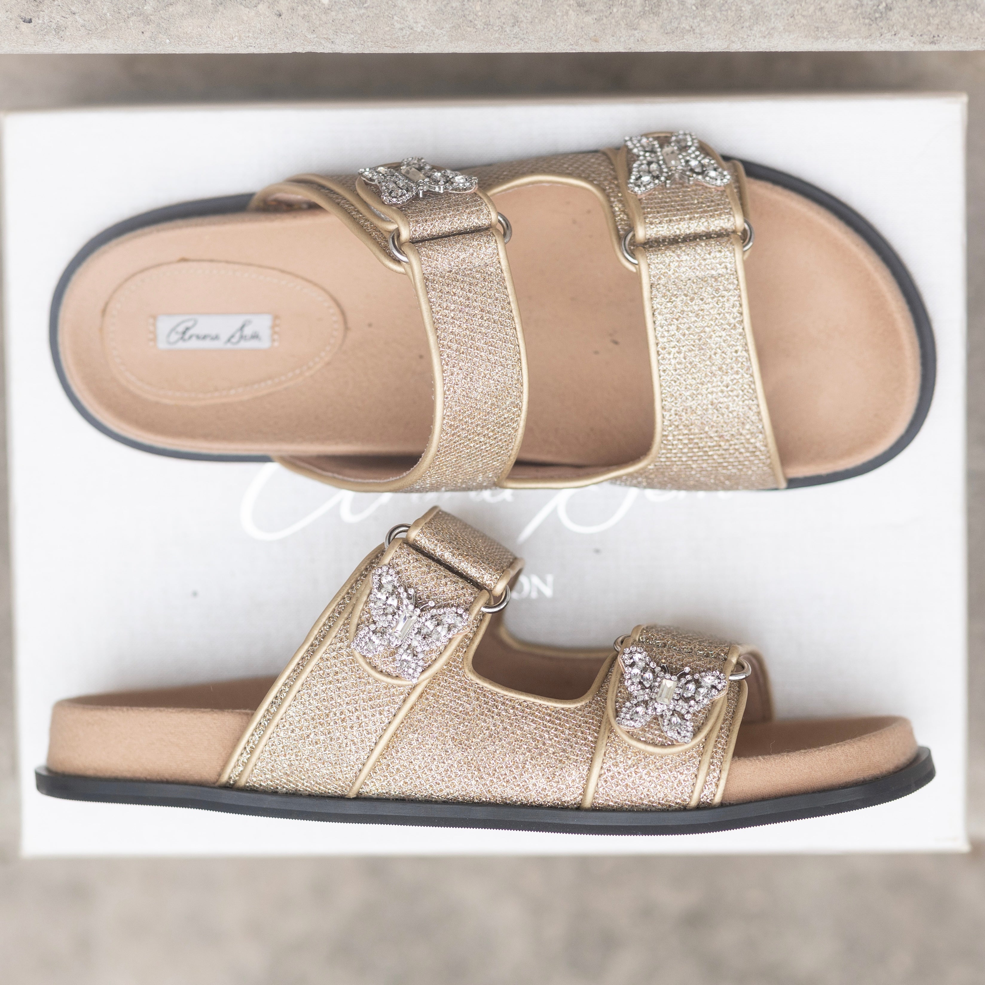 Reef Sandal Gold Sparkly Celeste