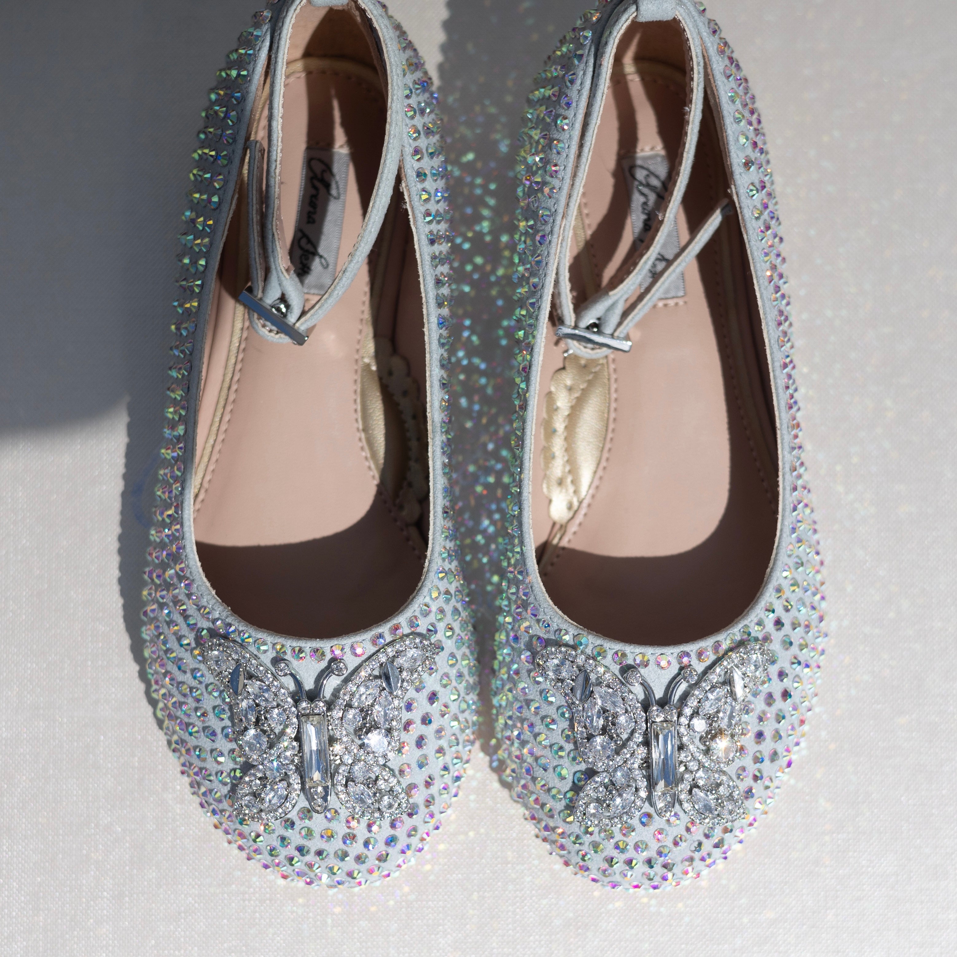 ANGELINA CRYSTAL BUTTERFLY GIRLS SHOES