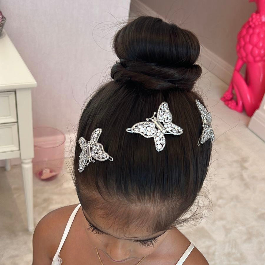 Butterfly Swarovski Hair Clip