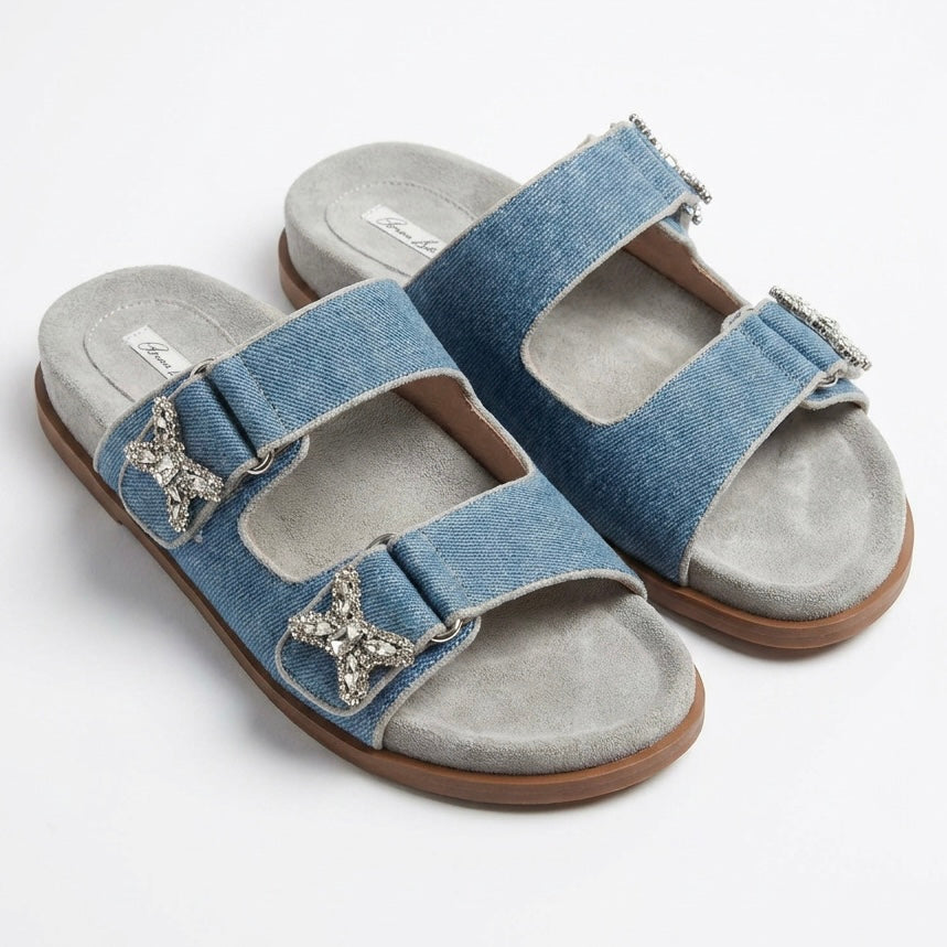 Reef Sandal Light Blue Denim