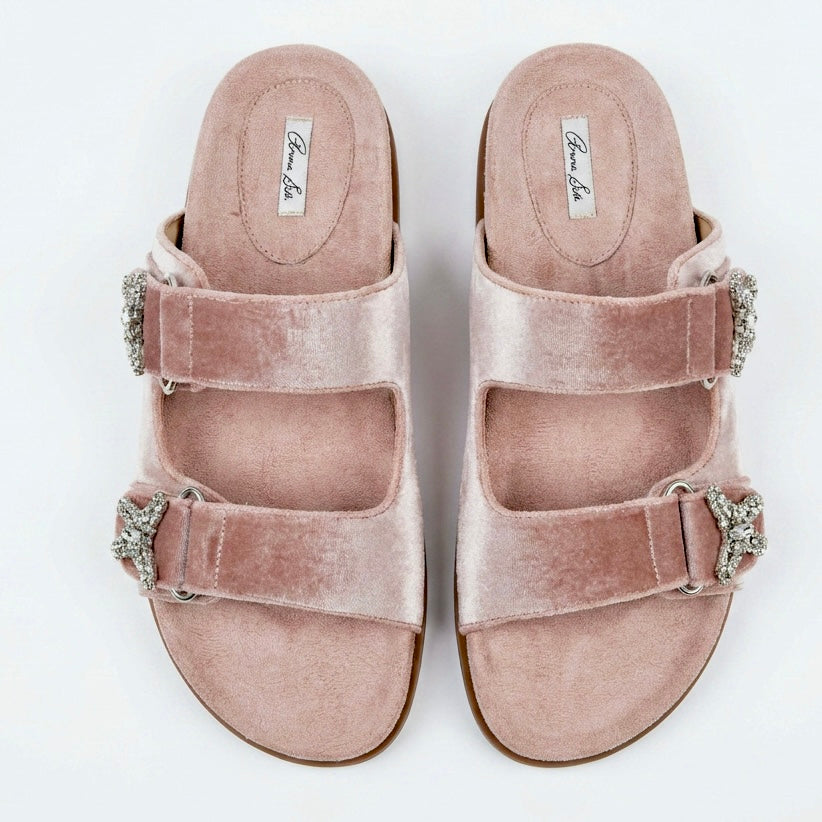 REEF SANDAL BLUSH VELVET