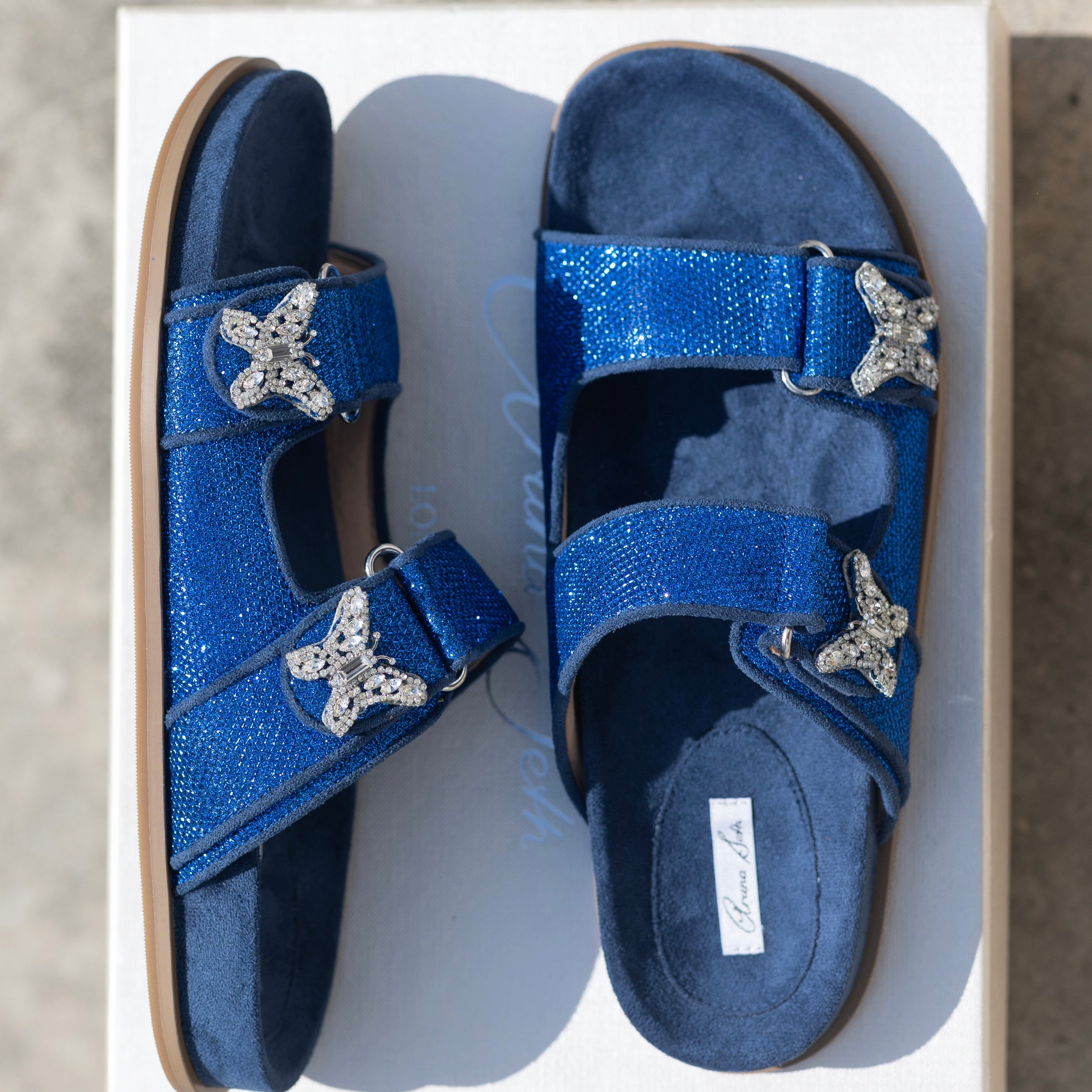 Reef Sandal Ocean Blue Sparkly Celeste