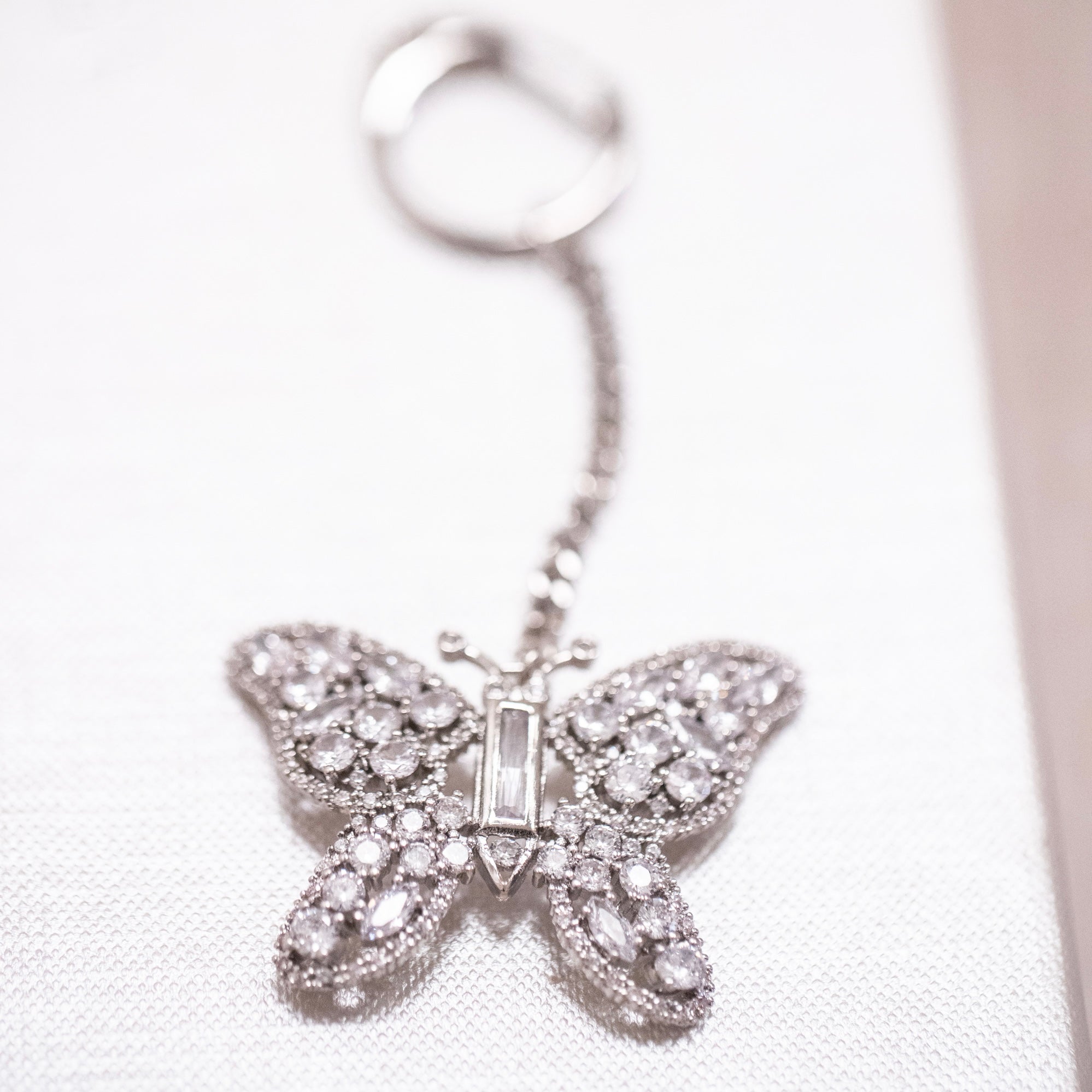 Hope Farfalla Crystal Keyring