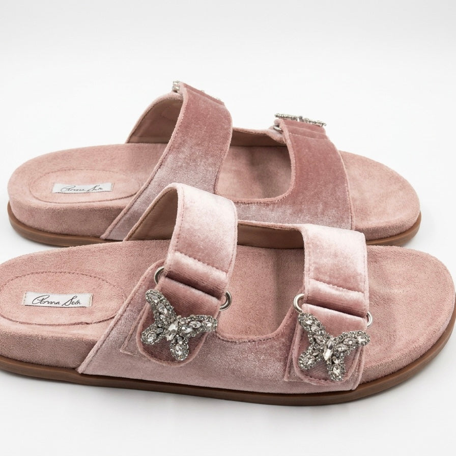 REEF SANDAL BLUSH VELVET